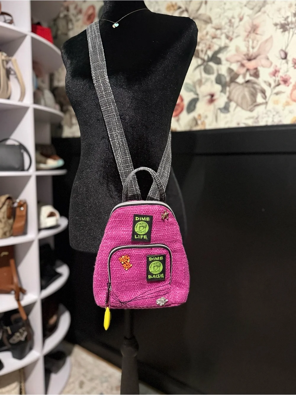 Dime Bags Mini Hobo Bag - Pink